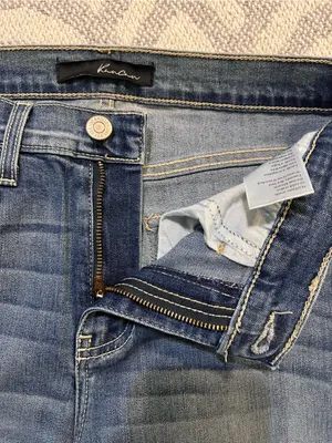 KANCAN High Rise Non-Distressed Skinny Fit Blue Denim Jeans 27 thumbnail 7