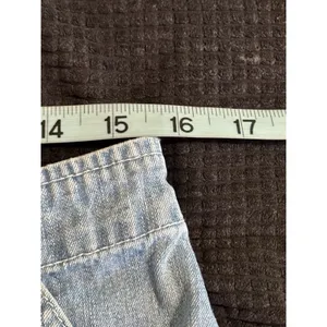 Jordache Denim Shorts Light Wash Size‎ 13/14 Mid Rise Zip Pockets Vintage Y2K thumbnail 6