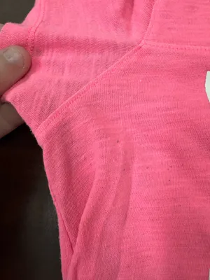 PINK Victoria’s Secret V-Neck Short Sleeve Pink Tee Size Medium thumbnail 5