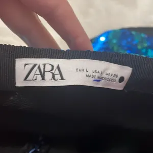 ZARA 💙 Blue Sequin Mini Skirt thumbnail 4