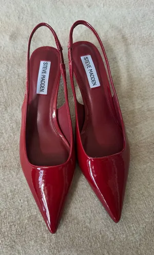 Red Steve Madden Kitten Heels thumbnail 1