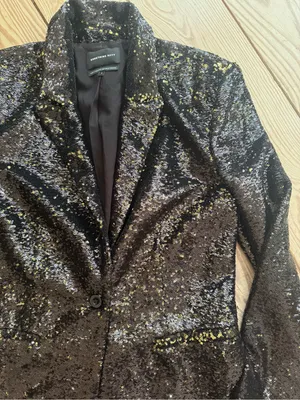 Something Navy Sequin Blazer size s thumbnail 2