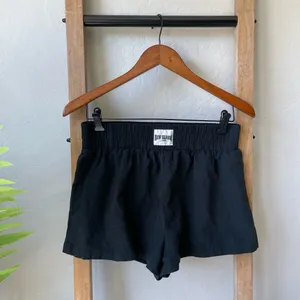 SheIn Black High-Waist Elastic Casual Lounge Shorts thumbnail 2