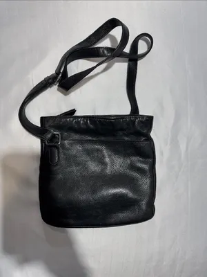 margot Black Leather Crossbody Bag thumbnail 2