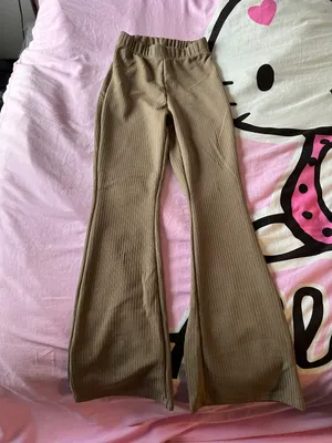 SheIn ribbed flare pants thumbnail 1