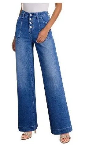 Shewin straight Leg Jeans Stretchy Fabric Denim Pants Inseam 29 Inch thumbnail 1