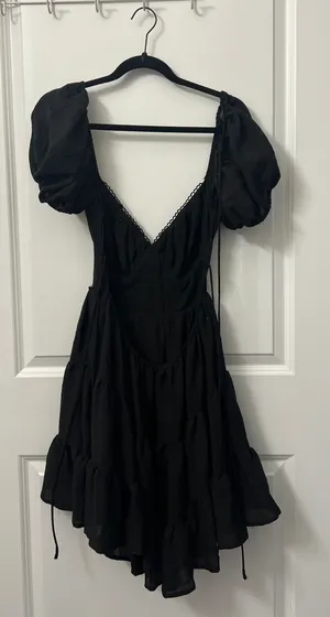 Princess Polly Mini Dress Black thumbnail 5