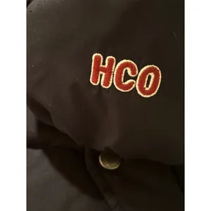 Hollister Puffer Jacket Black Red Lined Down Feather Fill Women's Medium thumbnail 8