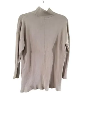 Women's Anne Klein Beige Mock Neck Sweater M thumbnail 9