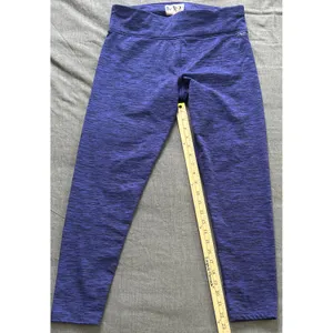 Marc New York Performance Purple Space Dye Leggings Womens Medium Athleisure thumbnail 8
