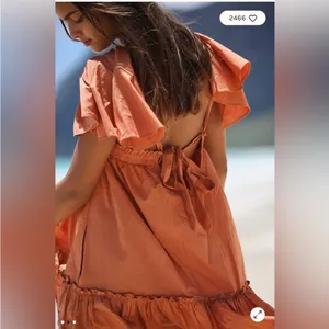 Free People Imogene Dress Terra Ruffle Babydoll Dress XS thumbnail 5