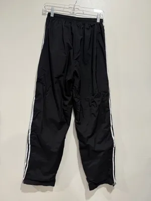 Vintage Adidas Men’s Black 3-Stripe Nylon Windbreaker Track Pants Size Medium thumbnail 5
