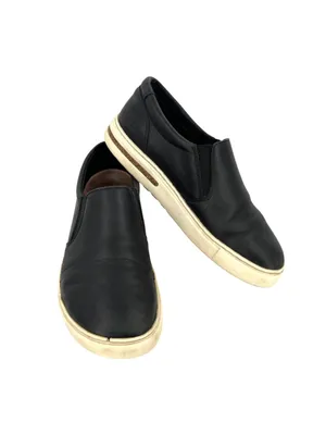 Birkenstock Oswego Black Leather Slip-On Shoes Smart Casual Size 38 EU 7-7.5 US thumbnail 12