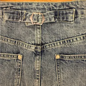 Free People We The Free High Rise Distressed Denim Mini Skirt Size 29 thumbnail 7