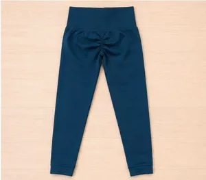DFYNE Women's Seamless High-Waisted Scrunch Leggings Blue XS thumbnail 2