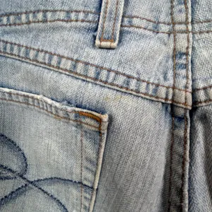 BKE Denim Light Wash Distressed Cropped Straight Leg Jeans Size 10 thumbnail 6