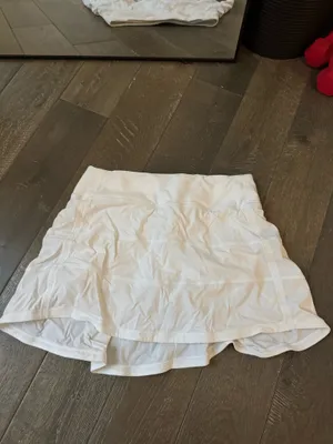 Lululemon Pace Rival Mid-Rise Skirt Long Size 4 white thumbnail 6