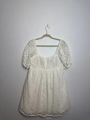 Lilly Pulitzer Kay Dress Resort White Cotton Size 12 thumbnail 3