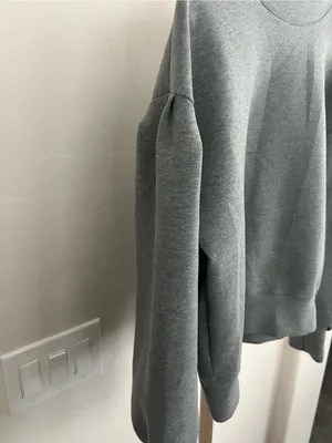 Albion Puff sleeve Neo Crop Sweatshirt Women’s Large $128 thumbnail 3