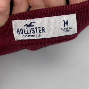 Hollister Maroon Corduroy Button-Down Dress thumbnail 7
