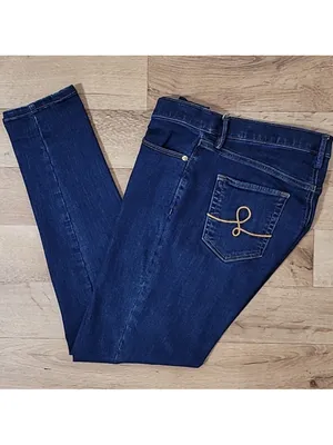 $138 Lilly Pulitzer Eagan High Rise Skinny Jeans in Bennet Wash size 2 thumbnail 6