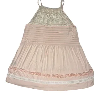 POL Women's‎ Medium Pink Ruffle Tunic Tank Top Lace Beads Preppy Girlhoodcore thumbnail 7