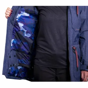 NWT!! Armada Lynx Insulated Waterproof Ski Jacket Navy Parka W Faux Fur Size XS thumbnail 4