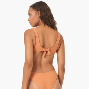 L*SPACE Swim Orange Nikita Top - Medium thumbnail 2