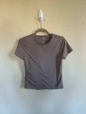 Brown Simple Tee Size M thumbnail 2