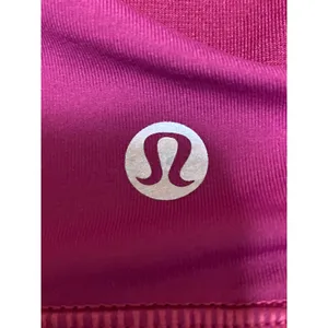 Lululemon x Peloton Maroon Pink Sleeveless Strappy Sports Bra Crop Tank Top Sz 6 thumbnail 3