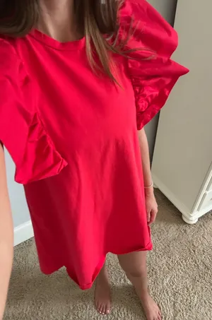 Boutique Red Dress thumbnail 1