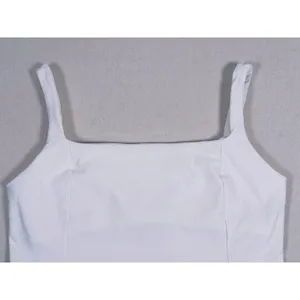 Beyond Yoga Spacedye Square Neck Sports Bra Tank Top XL White Yoga Pilates Gym thumbnail 5