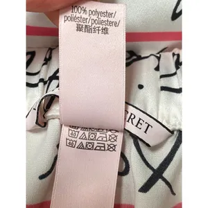 Victoria’s Secret Satin Pajama Pants Large | Spell Out Sleepwear Lounge Comfort thumbnail 4