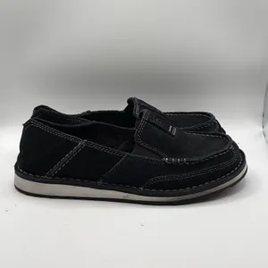 Ariat Crusier Womens Size 7.5B Black Suede Mocassin Boat Loafers Shoes 10027355 thumbnail 4
