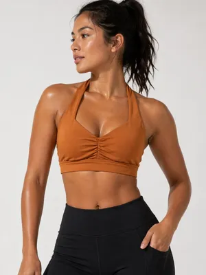 Offline by Aerie. Real Me‎ Ruched Sports Bra. thumbnail 1