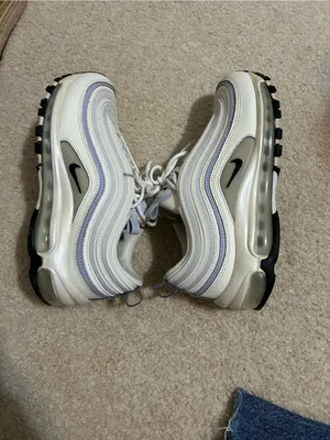 Nike Air Max 97 White with Light Blue Accents thumbnail 5