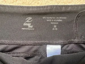 Ladies Energy Zone Gaucho Athletic Pants – Size Medium (8-10) | High-Waist Black Workout Capris thumbnail 2