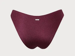 Berlook Burgundy Jacquard Knot Bikini Bottom 70 thumbnail 8