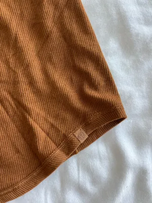 Lululemon Ribbed Scoop Tank - Brown thumbnail 3