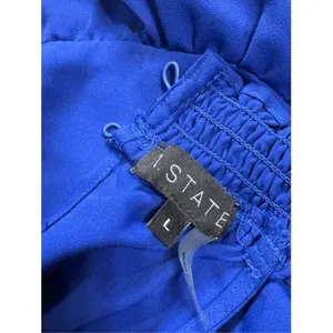 1.STATE Sleeveless‎ Smocked Tiered Mini Short Dress Size Large thumbnail 6
