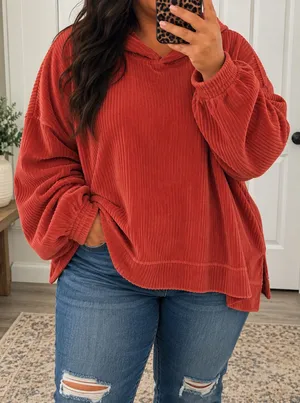 Aerie Hooded Sweatshirt Oversized thumbnail 1