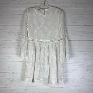 Zara White Lace Fairytale Dress size XS thumbnail 2