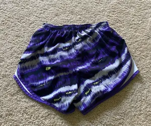 Nike Purple Patterned Tempo Running Shorts thumbnail 2