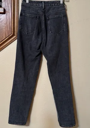 Pacsun black faded wash mom jeans thumbnail 4