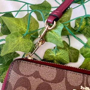 Long Zip Around Wallet In Signature Canvas c4452 thumbnail 2
