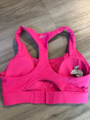 Lorna Jane Hot Pink Strappy Racerback Sports Bra thumbnail 2