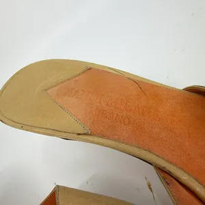 Gianni Milano Vintage Heeled Beige Leather 39 Mule thumbnail 7