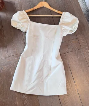 Cinq à Sept Havana Puff-Sleeve‎ Mini Dress Size 0 thumbnail 1