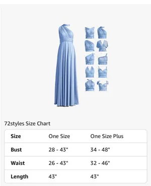 Women’s Baby Blue Formal Dress thumbnail 3
