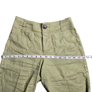 Anthropologie Maeve The‎ Colette Longline Linen Blend Shorts Size: 25 thumbnail 3